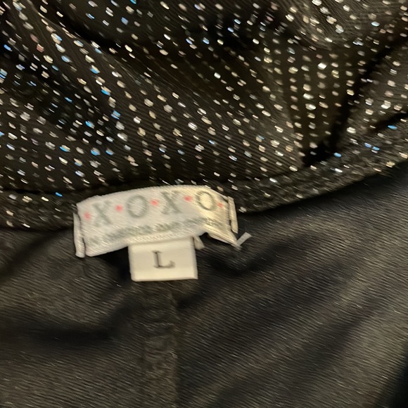 XOXO Uptown Girl glitter spaghetti strap cocktail dress - Picture 8 of 10